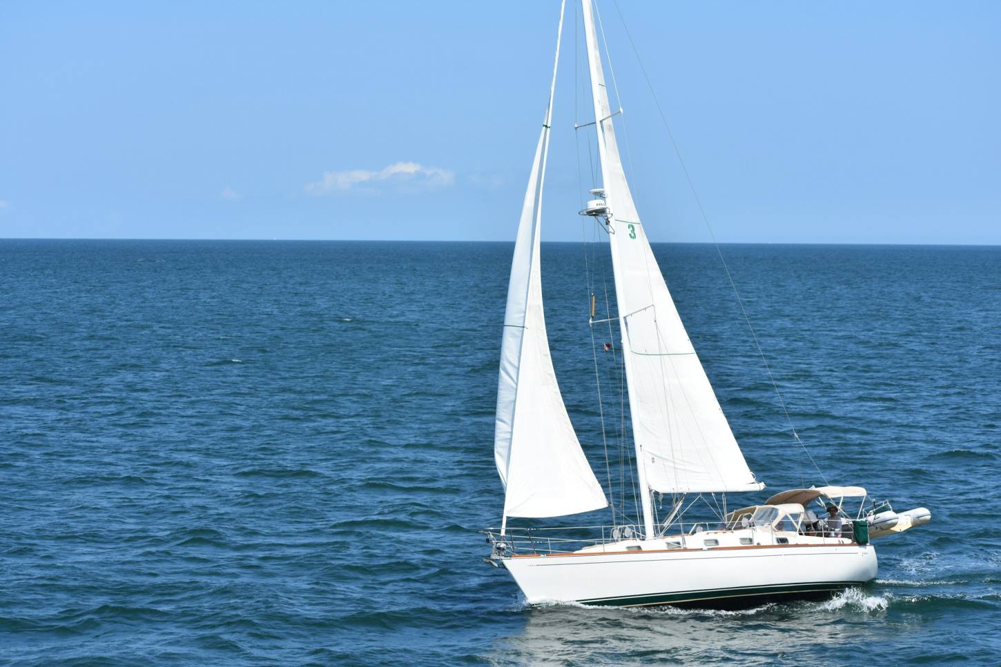 Unter Segeln unterwegs