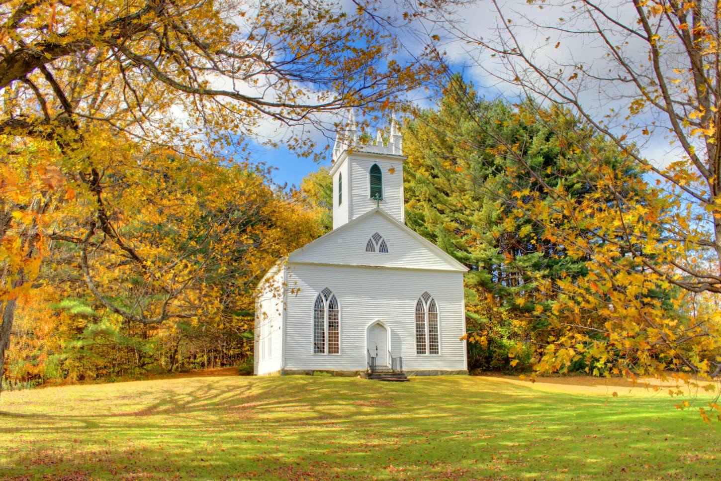 Neu England im Herbst