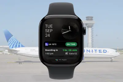 Aktuelle Informationen zum Flug jetzt direkt auf der Apple Watch